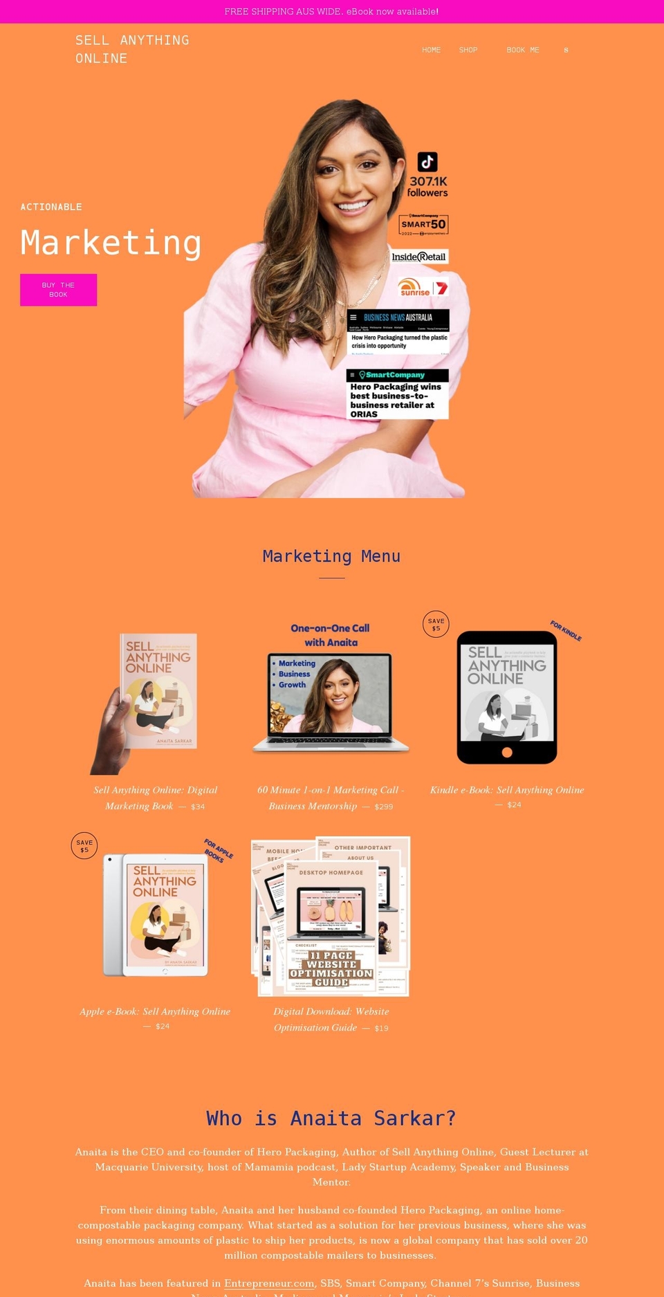 sellanythingonline.com.au shopify website screenshot