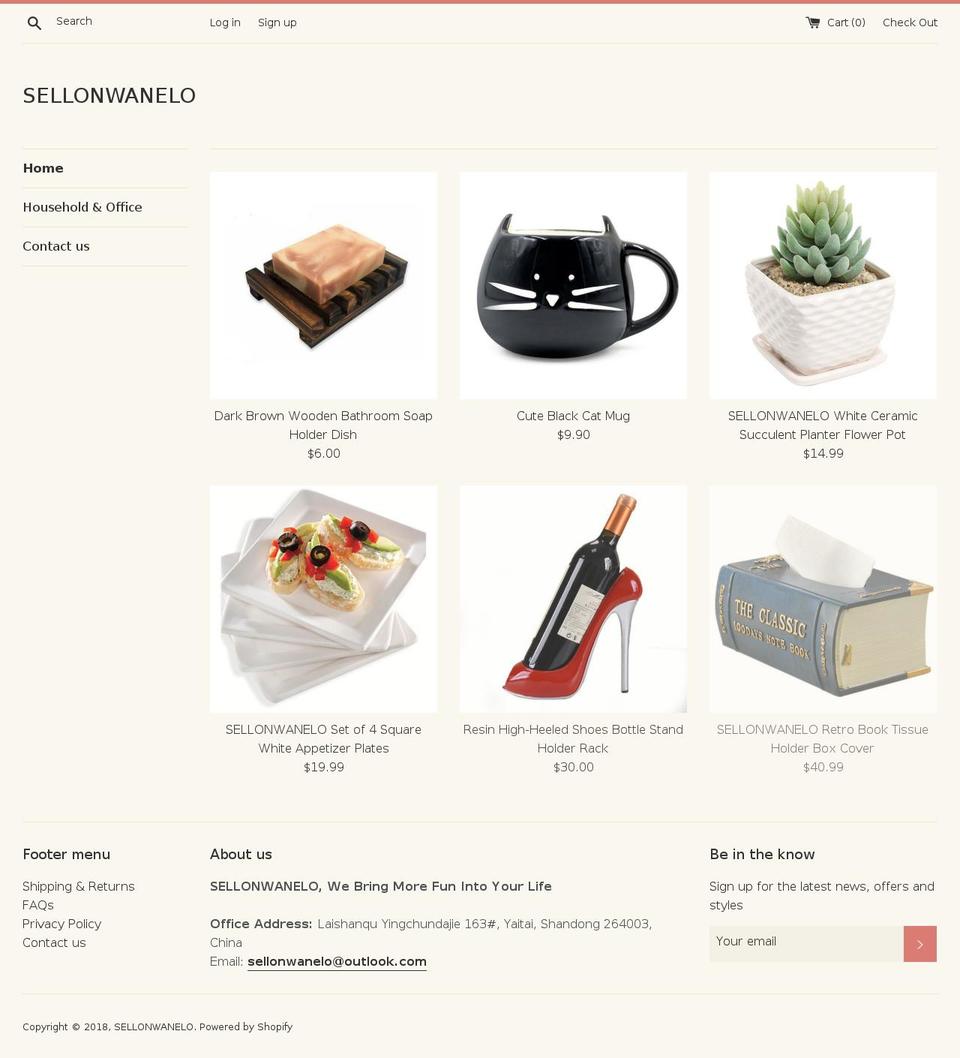 sellonwanelo.com shopify website screenshot