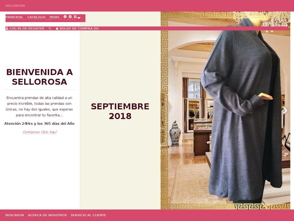 sellorosa.com — Shopify storefront screenshot