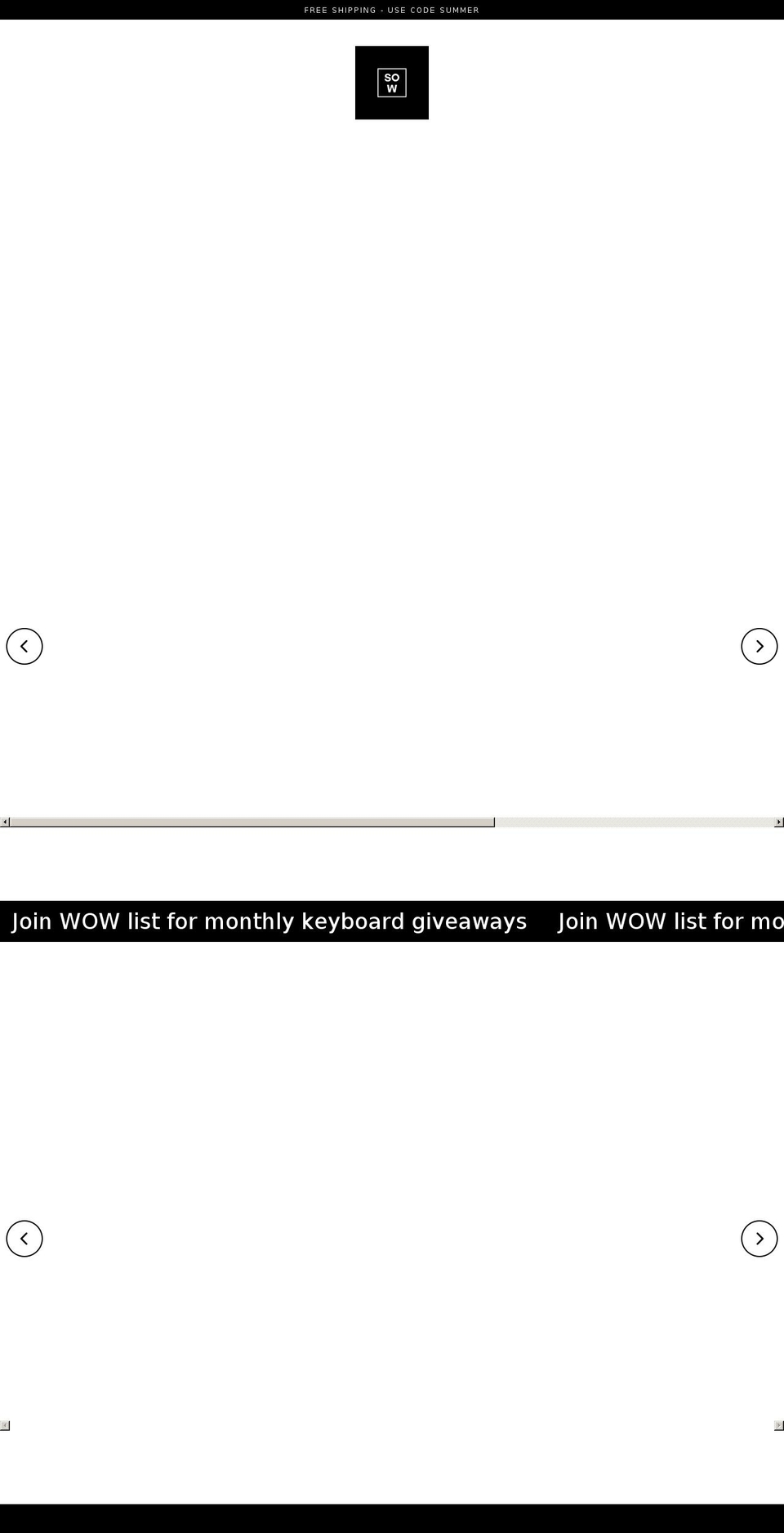 selloutwow.com shopify website screenshot