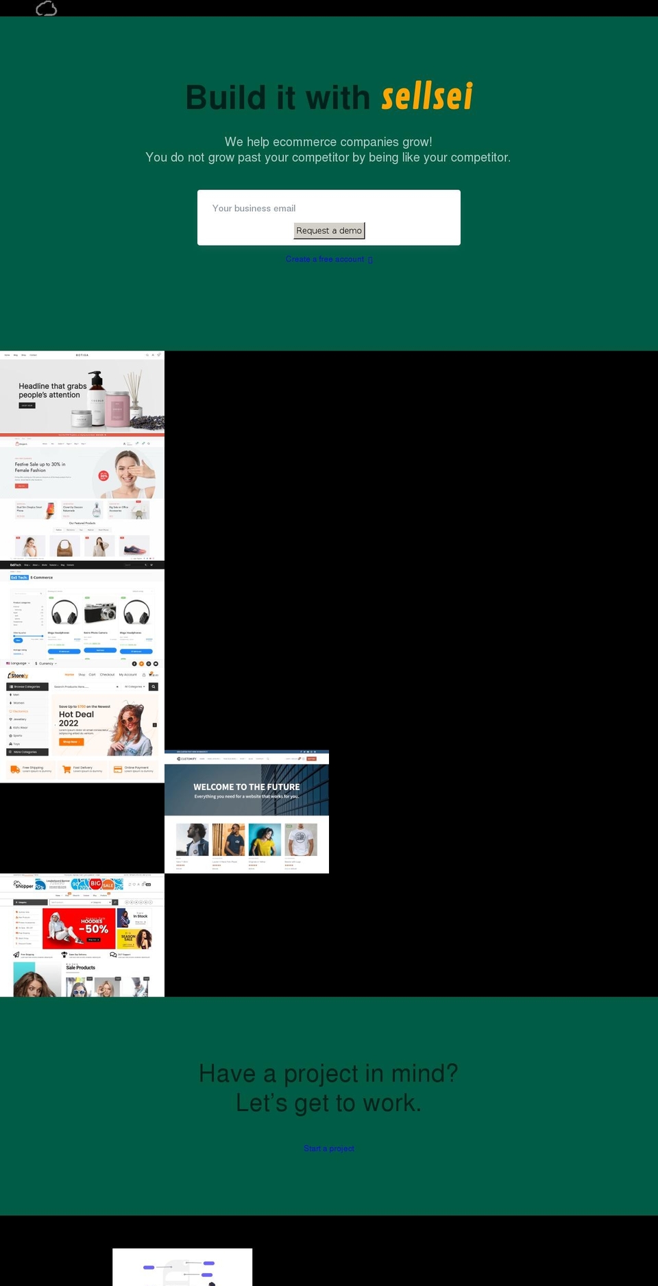 sellsei.com shopify website screenshot
