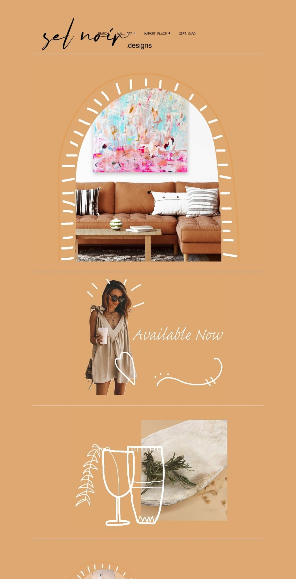 selnoirdesigns.com.au shopify website screenshot