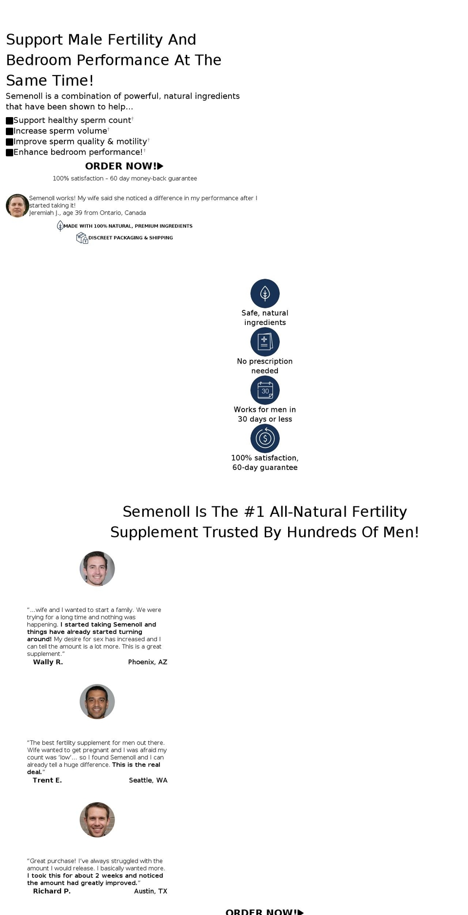 semenoll.com shopify website screenshot