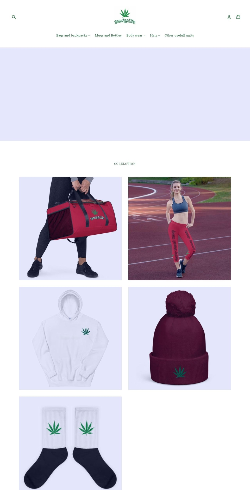 semigallia.com — Shopify storefront screenshot
