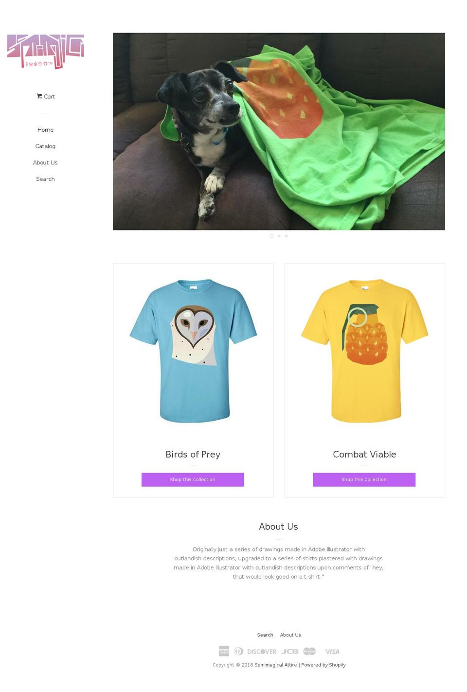 semimagicalattire.com shopify website screenshot