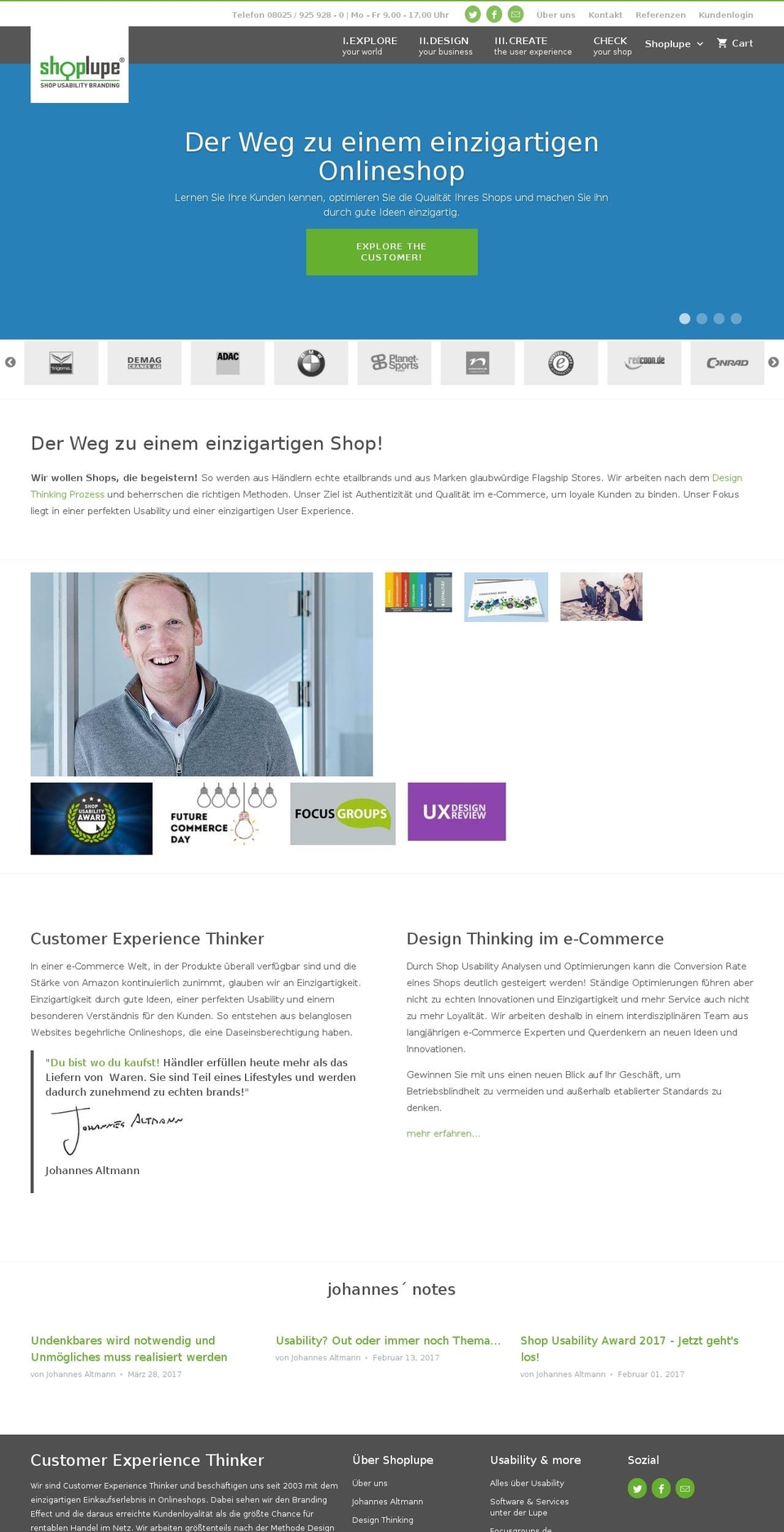 Shoplupe Shopify theme site example seminardeal.de