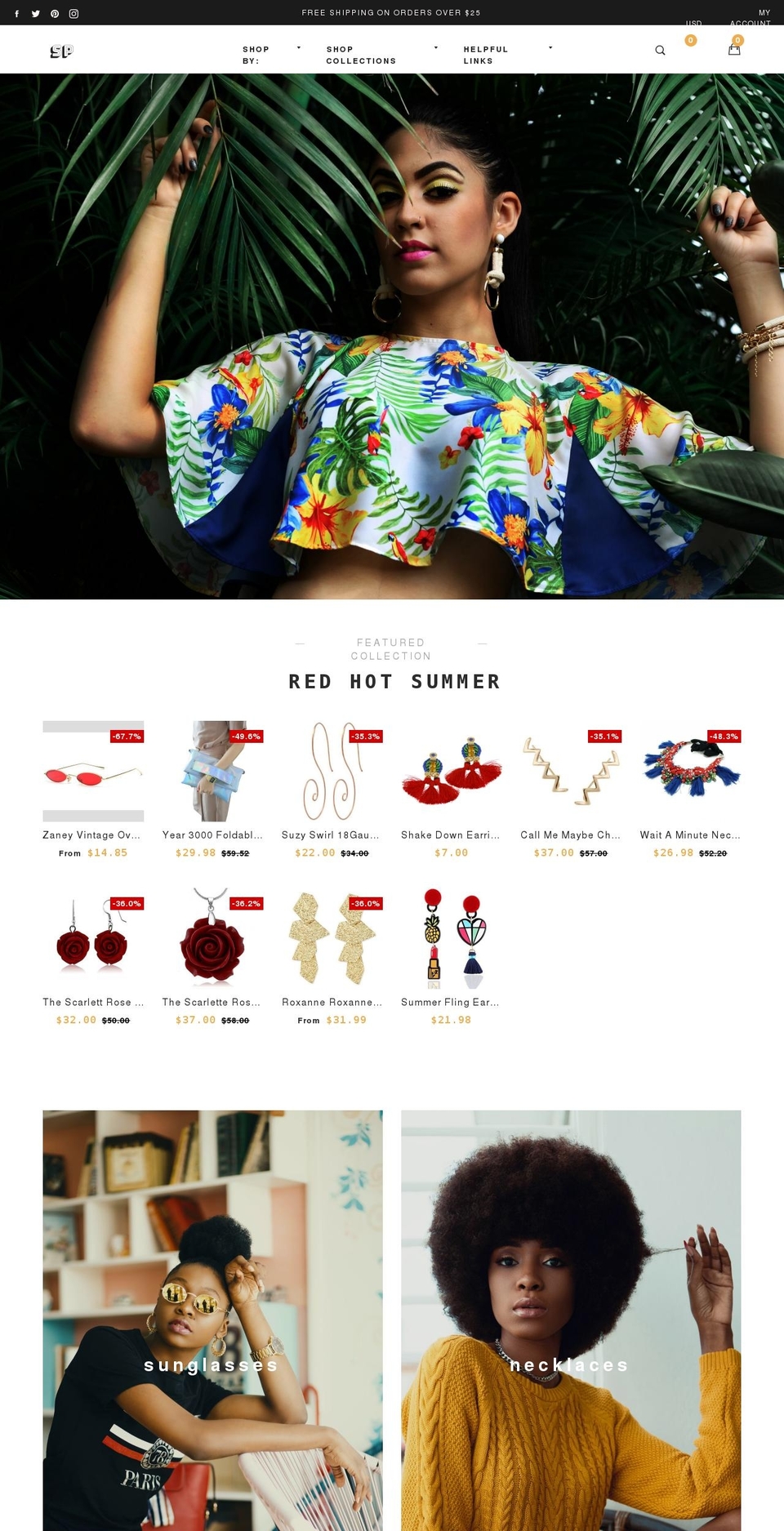 semipolished.com — Shopify storefront screenshot