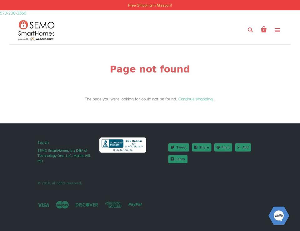 semomedalert.com — Shopify storefront screenshot