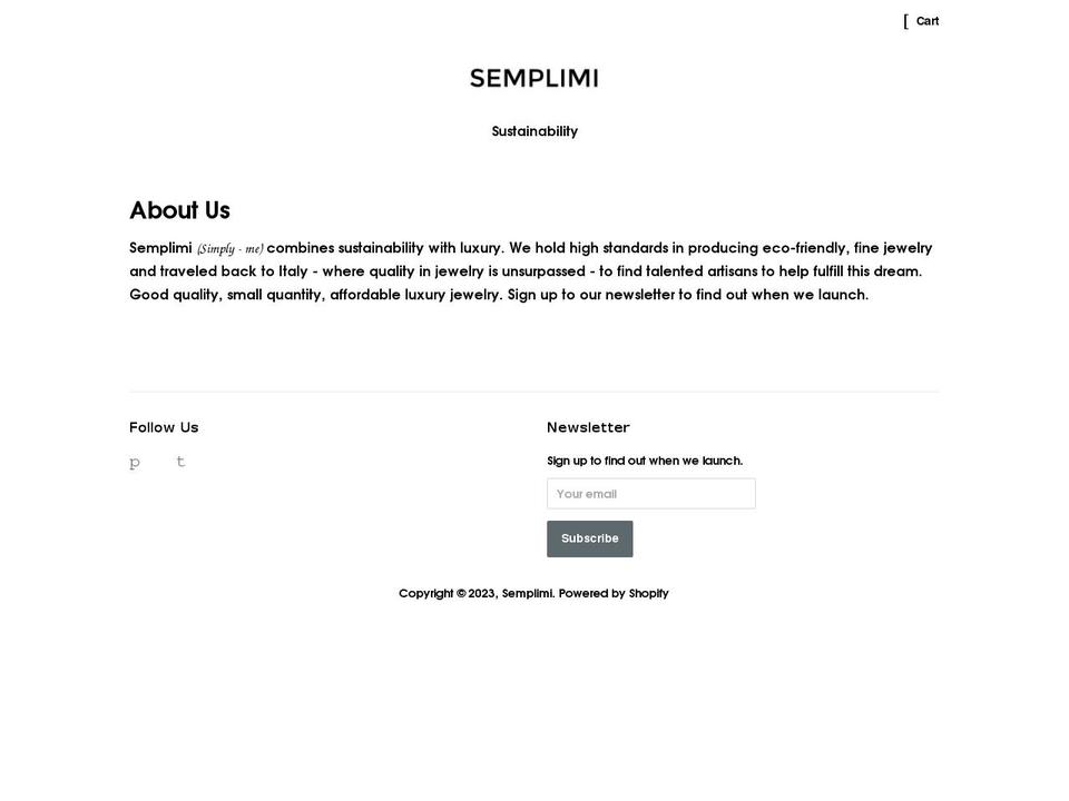 semplimi.com — Shopify storefront screenshot