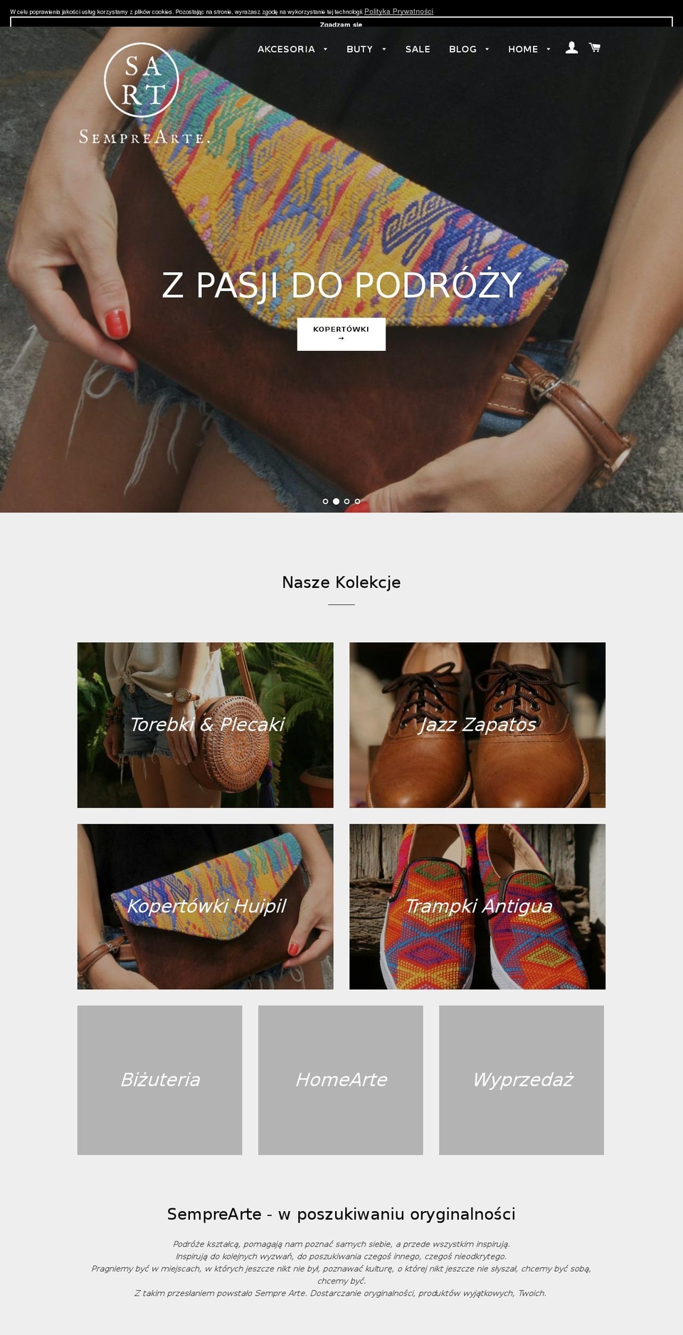 semprearte.com shopify website screenshot