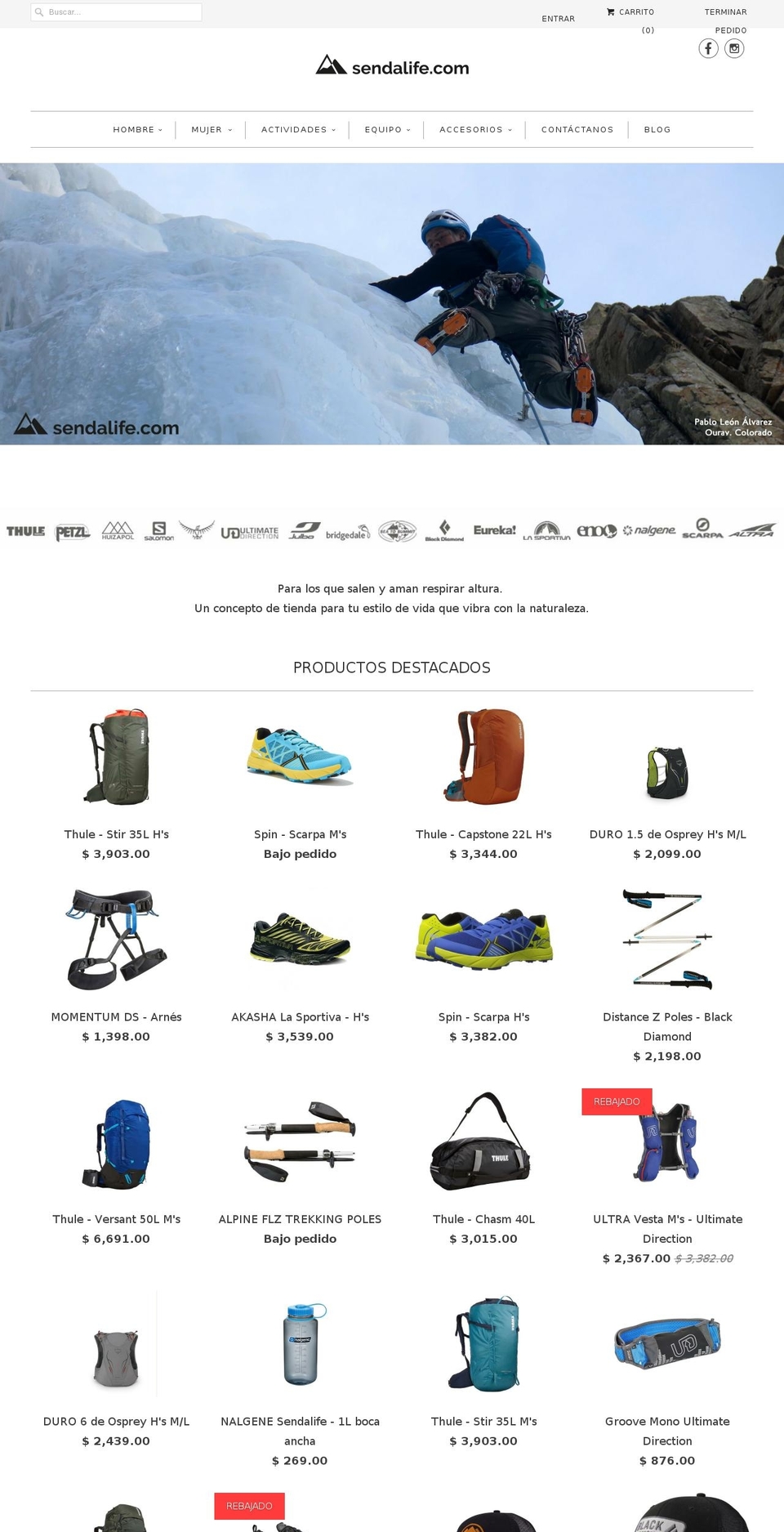 sendashop.com — Shopify storefront screenshot