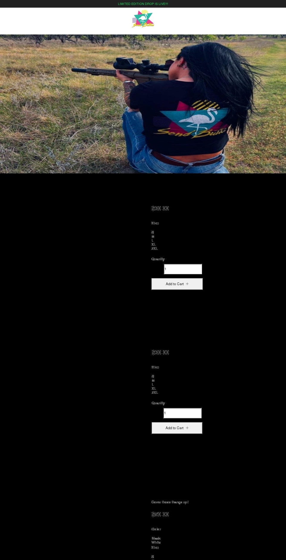 sendbutter.com shopify website screenshot