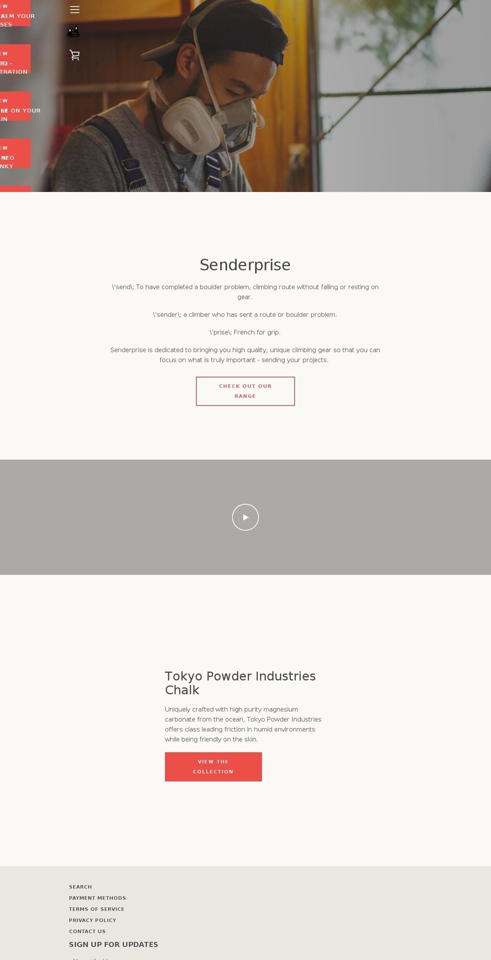 senderprise.com — Shopify storefront screenshot