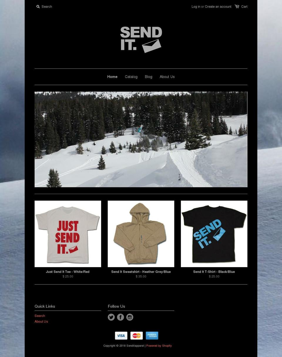 senditco.com shopify website screenshot