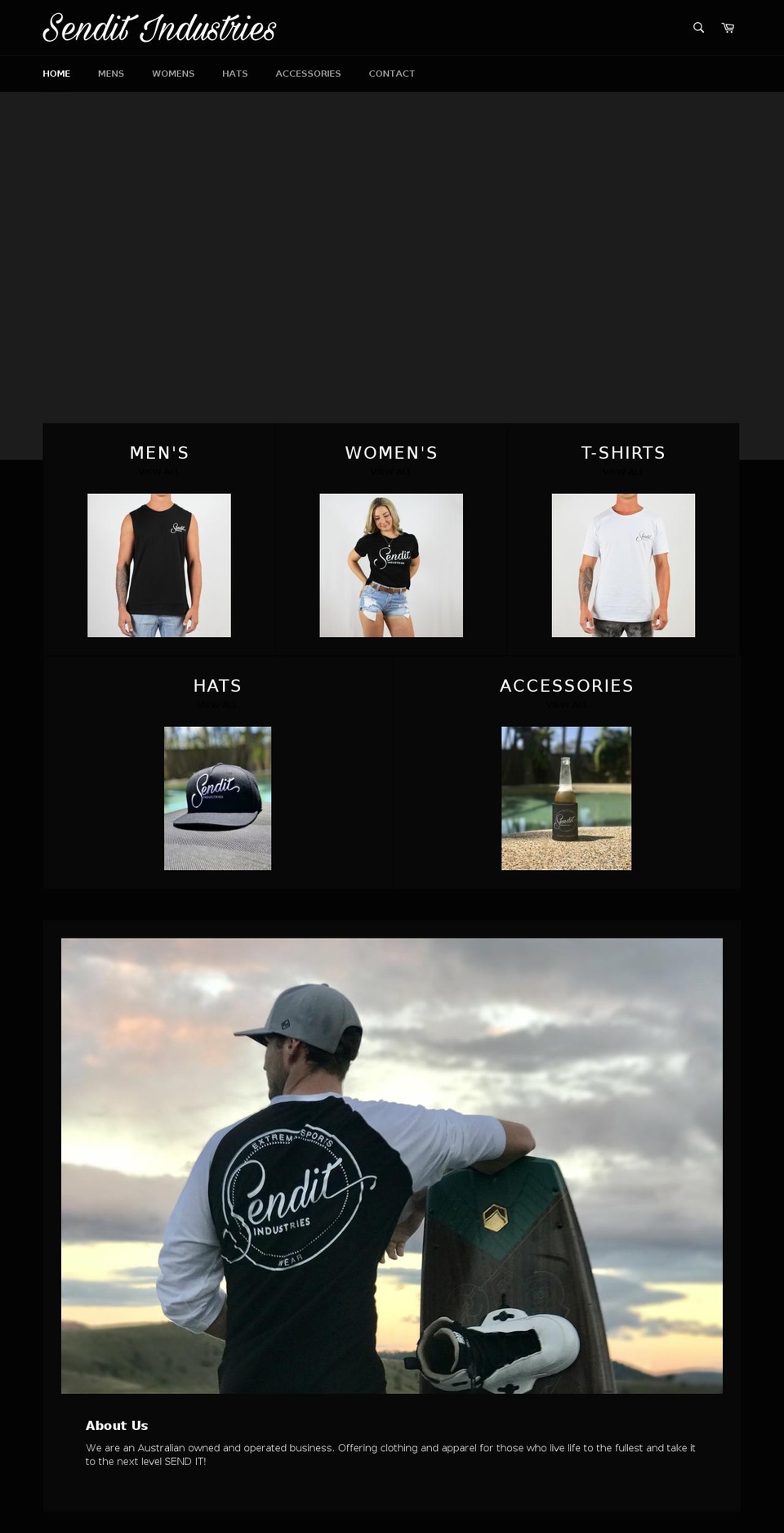senditindustries.net shopify website screenshot