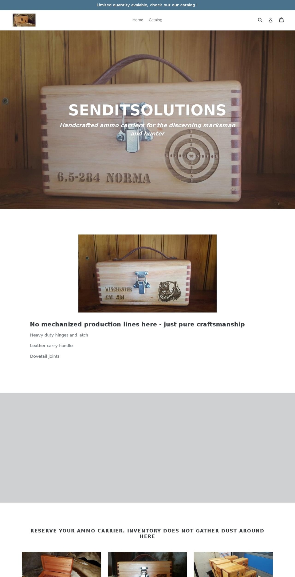 senditsolutions.com — Shopify storefront screenshot