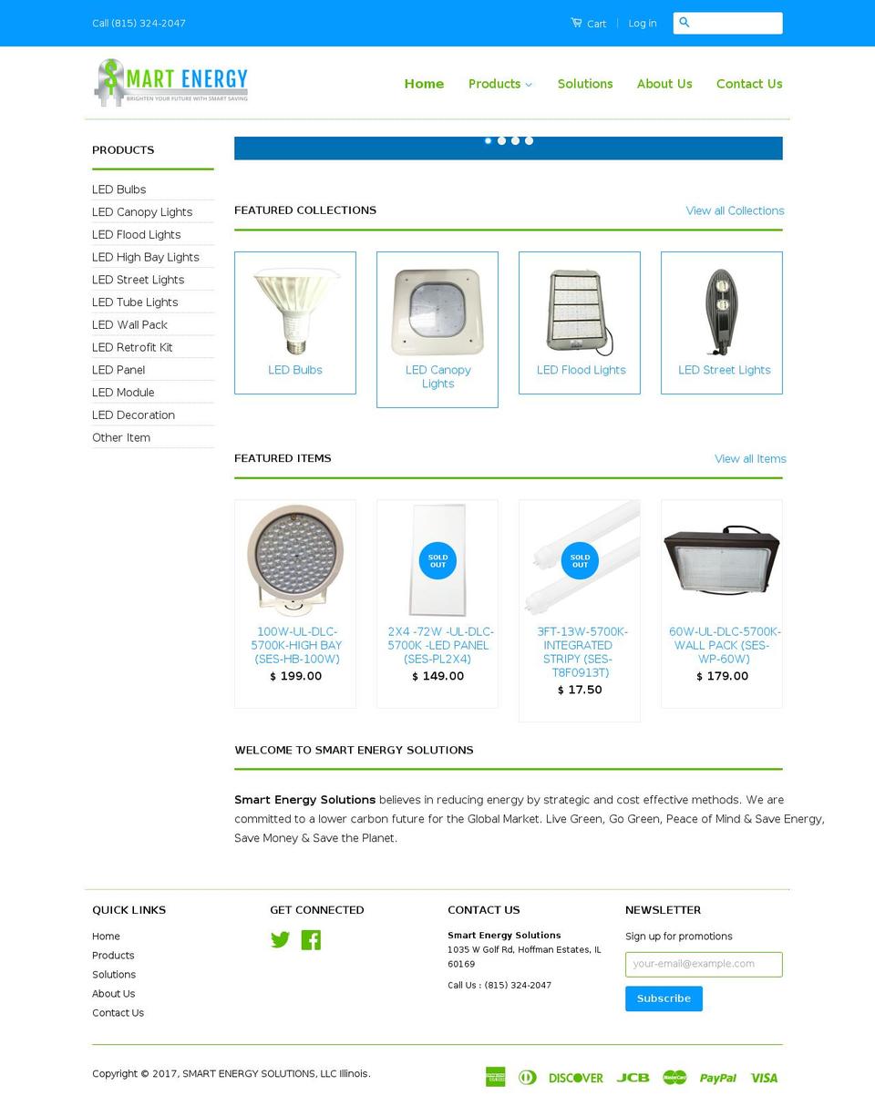 senergyus.com shopify website screenshot
