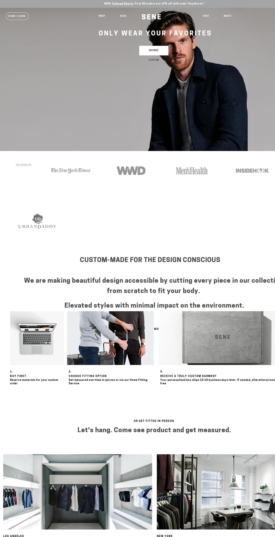 senestudio.com shopify website screenshot