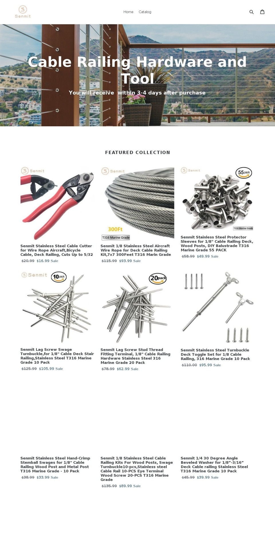 senmit.com — Shopify storefront screenshot