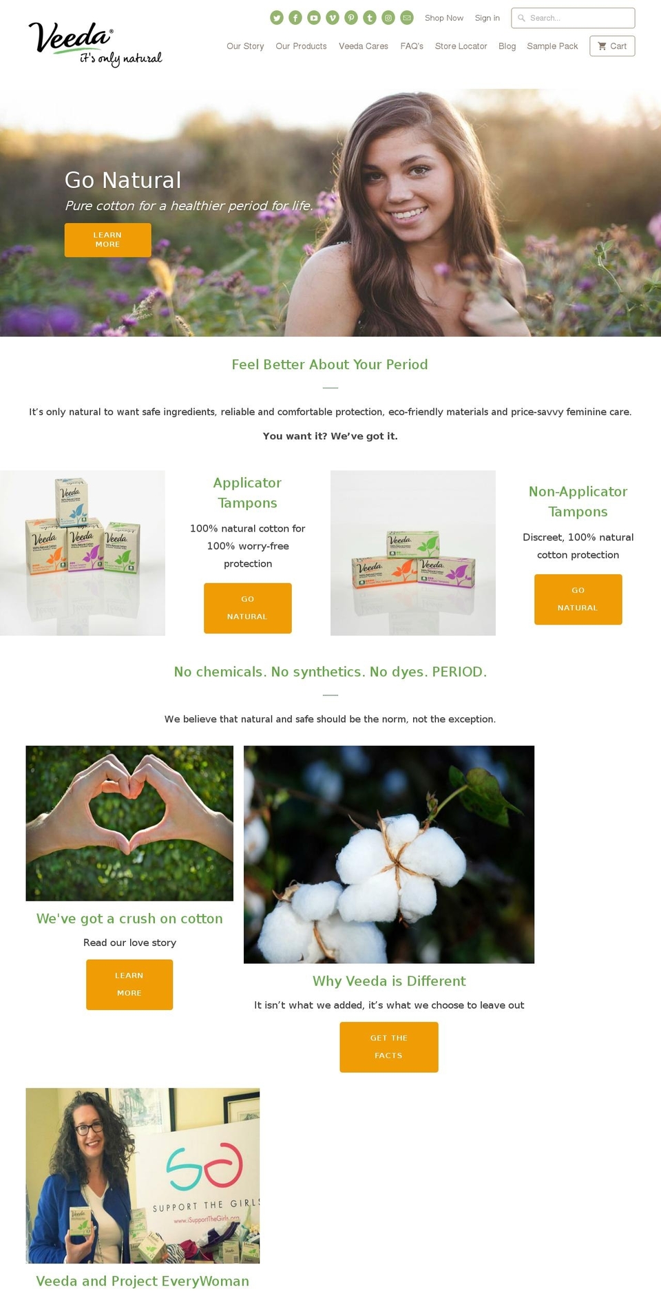 senoritanatural.com shopify website screenshot
