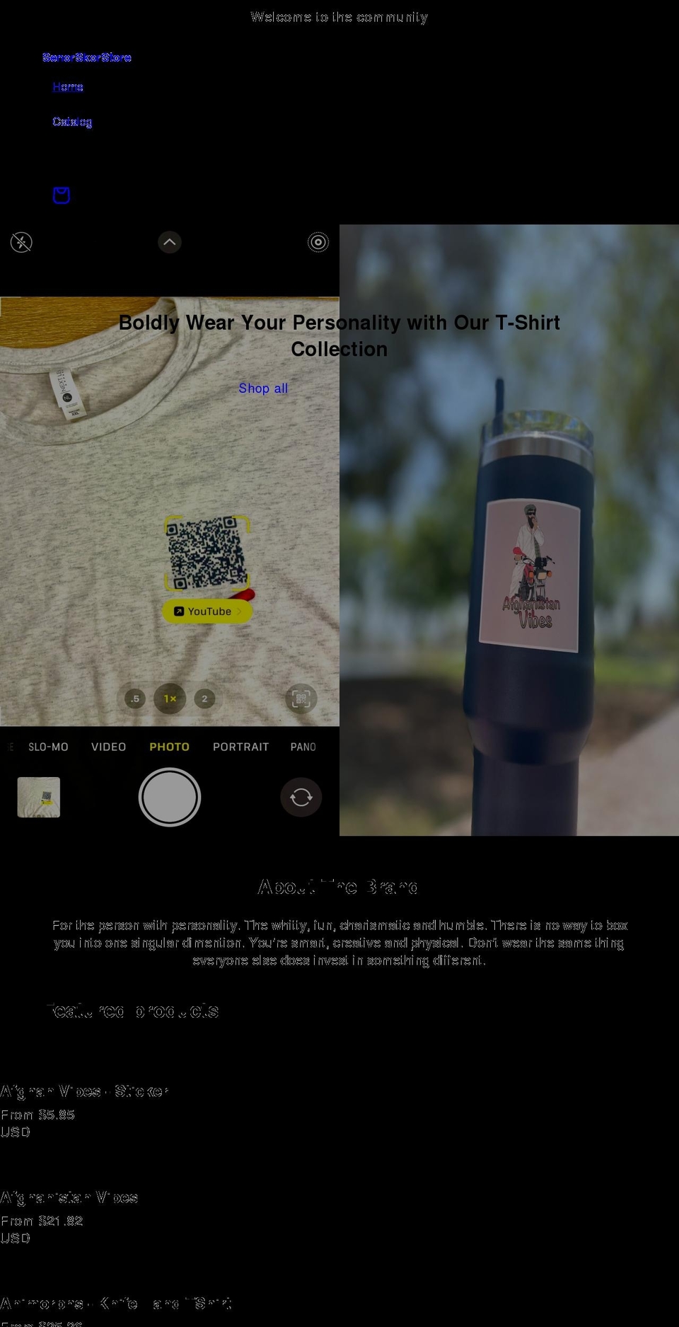 senorskorstore.com shopify website screenshot