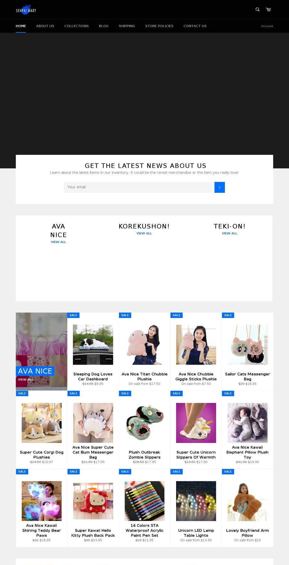senpaimart.com shopify website screenshot