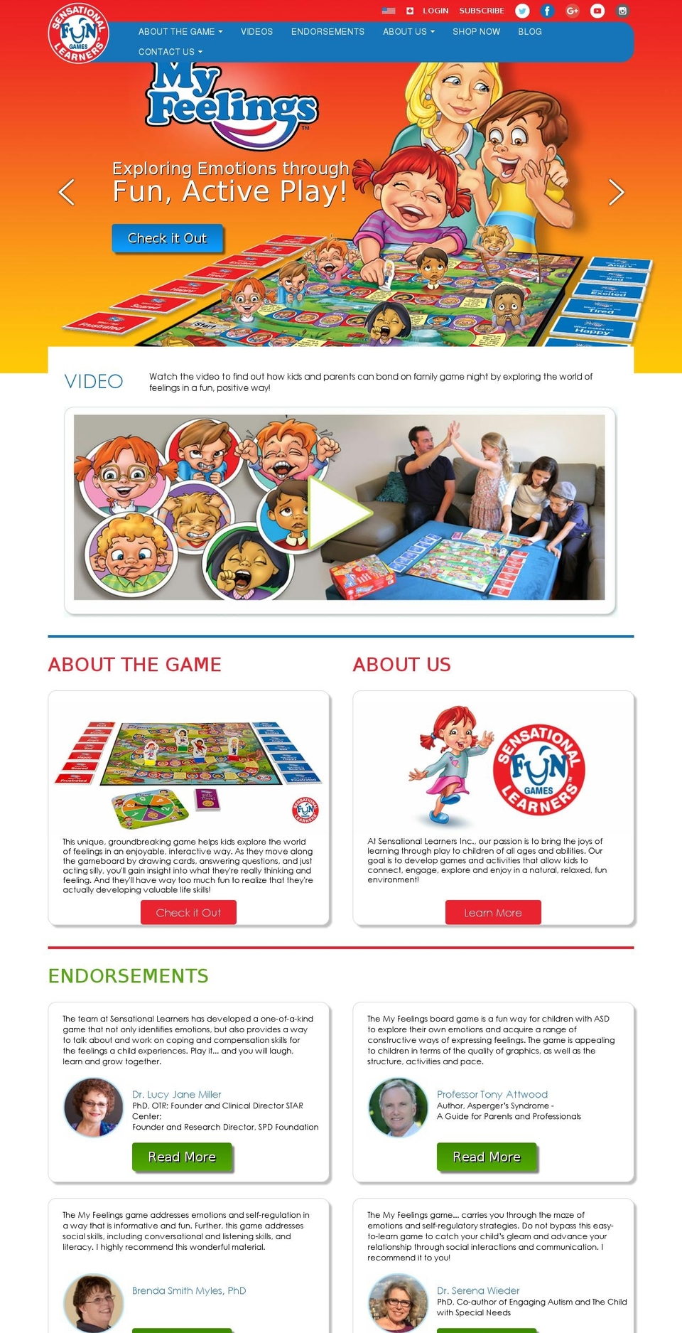 sensationallearners.com shopify website screenshot