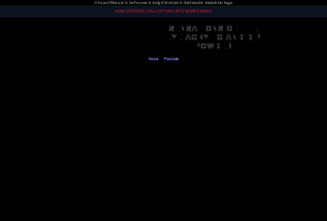 sensationsoftheeye.com shopify website screenshot