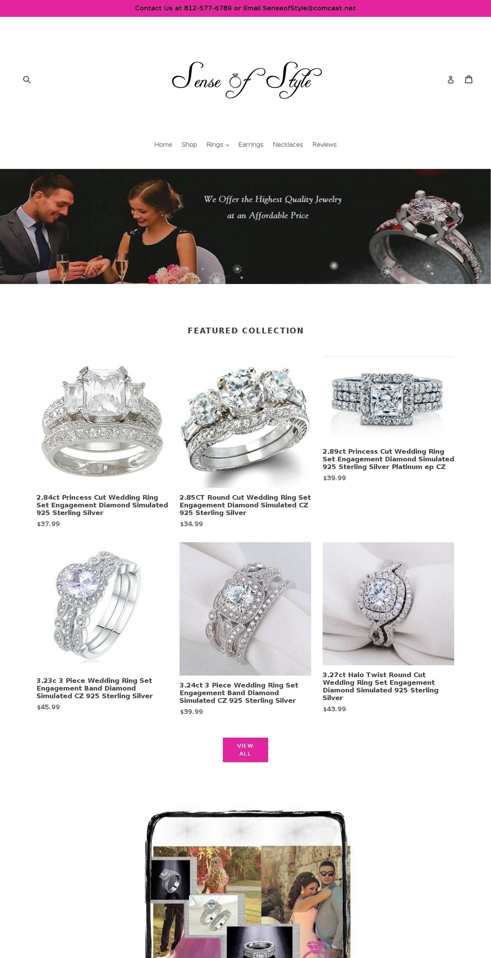 senseofstyles.net shopify website screenshot