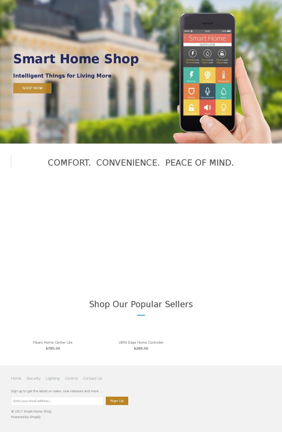 sensetechautomation.com shopify website screenshot