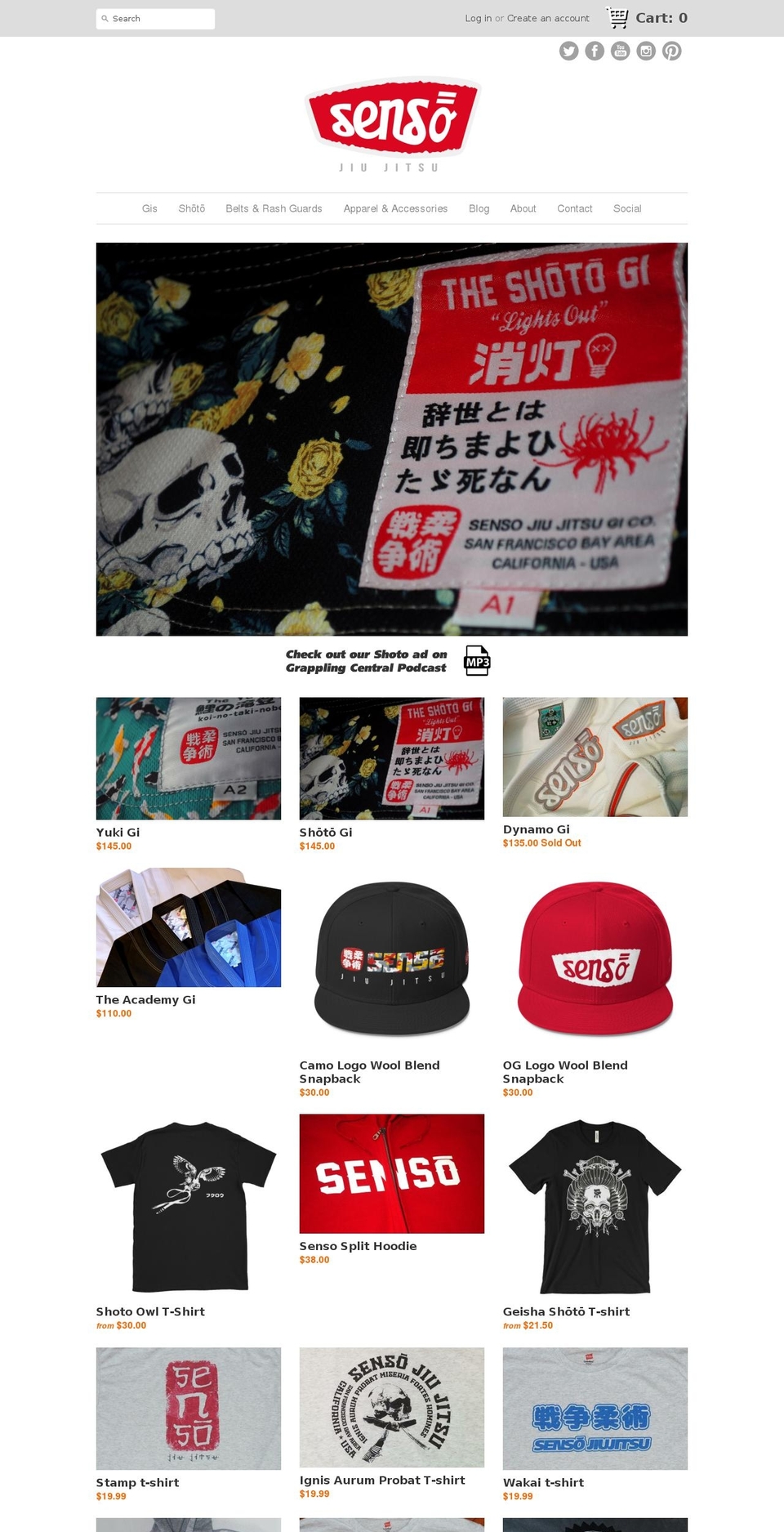 sensogi.com shopify website screenshot