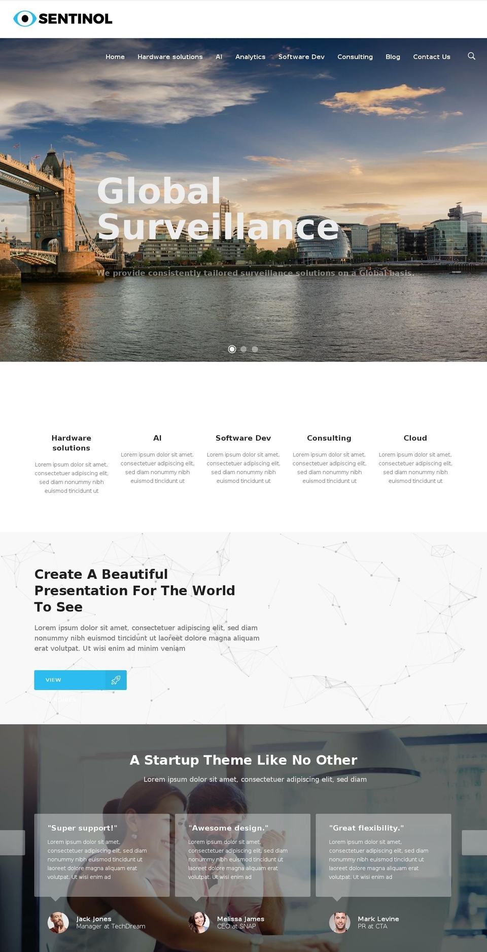 sentinol.com shopify website screenshot