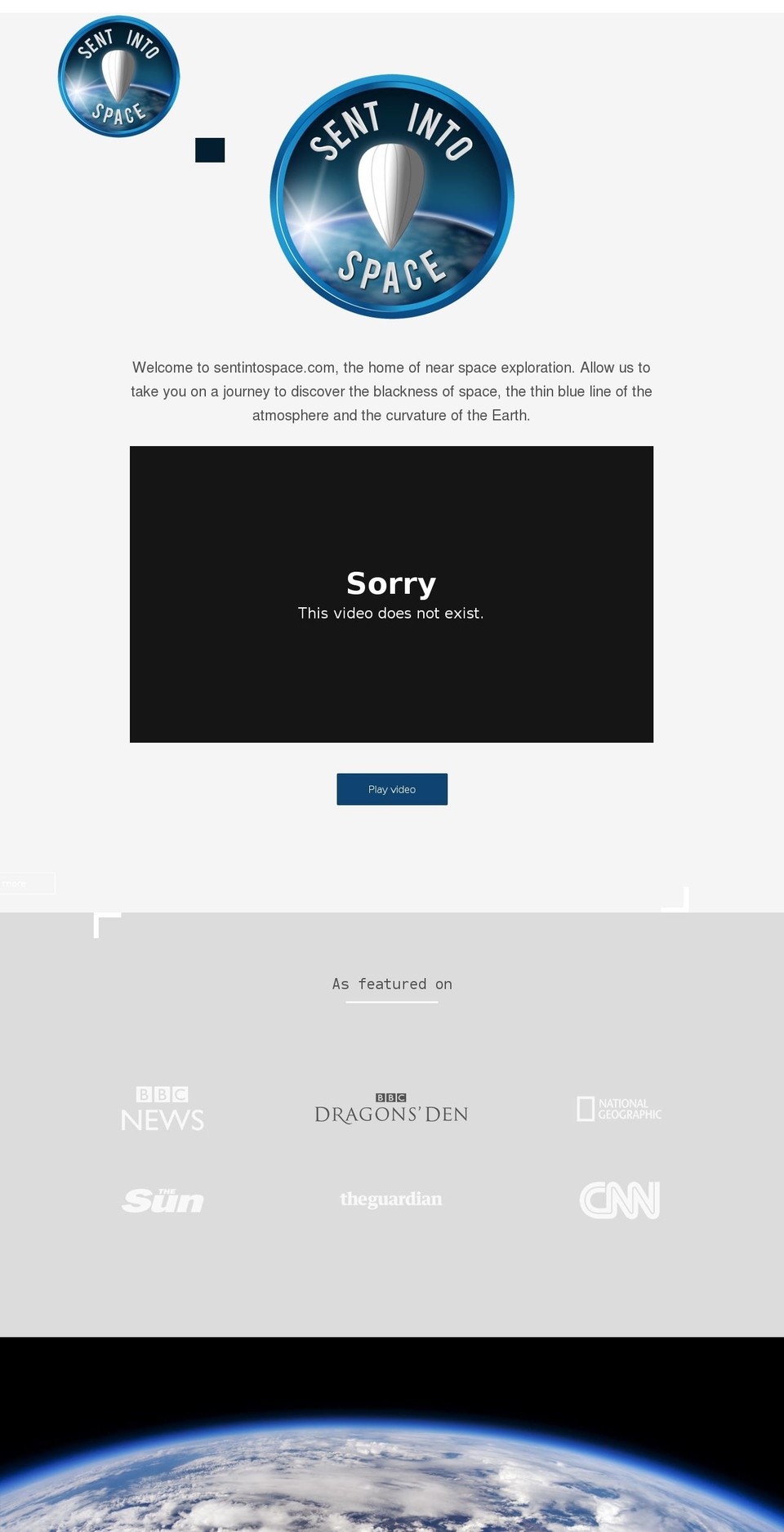sentintospace.com shopify website screenshot