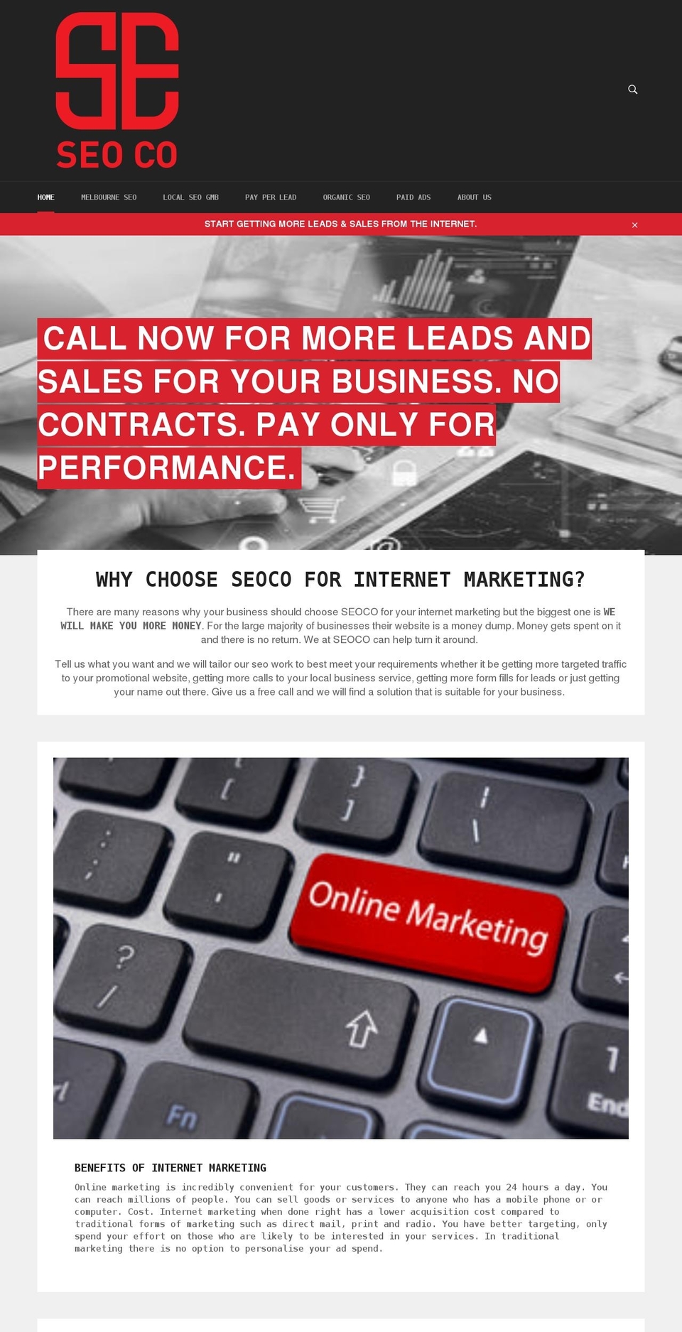 seoco.com.au shopify website screenshot