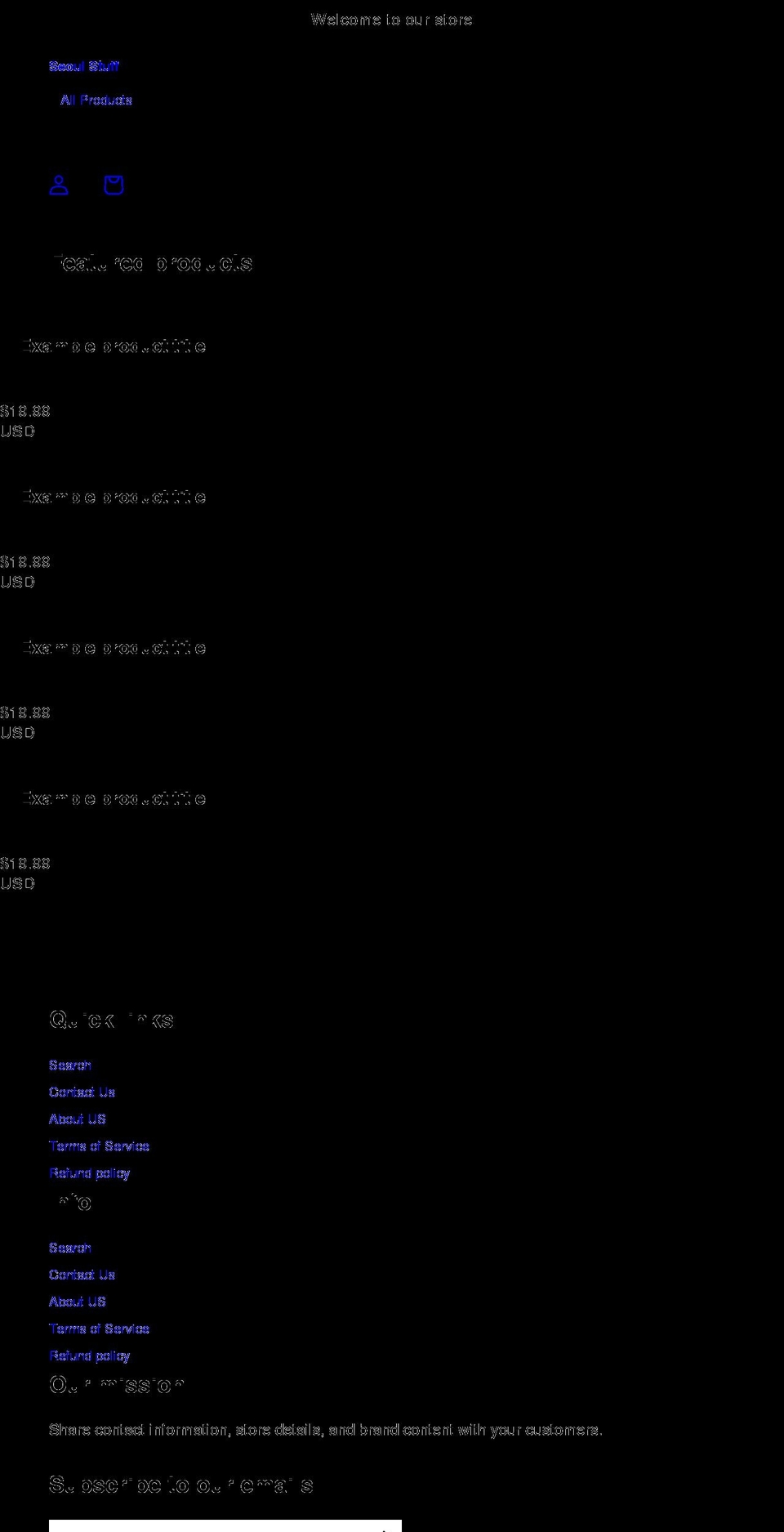 seoulstuff.com shopify website screenshot