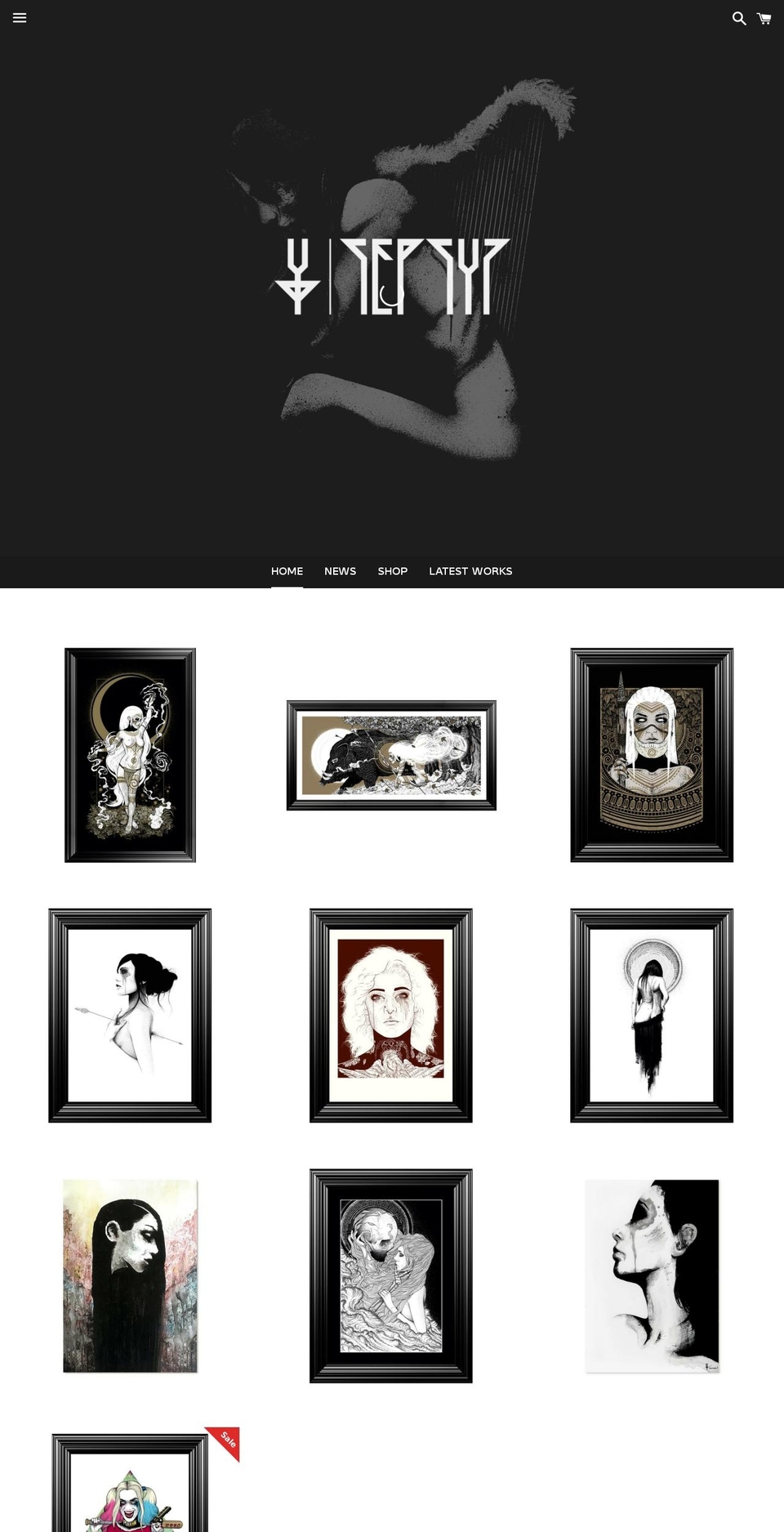 sepsyz.com shopify website screenshot