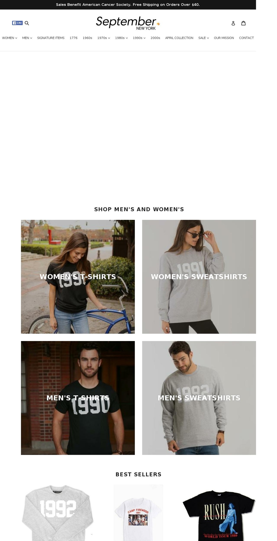 septembernewyork.com shopify website screenshot