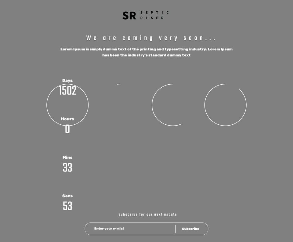 septicriser.com shopify website screenshot