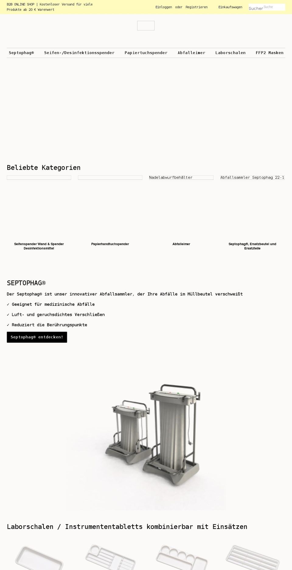 septral.de shopify website screenshot