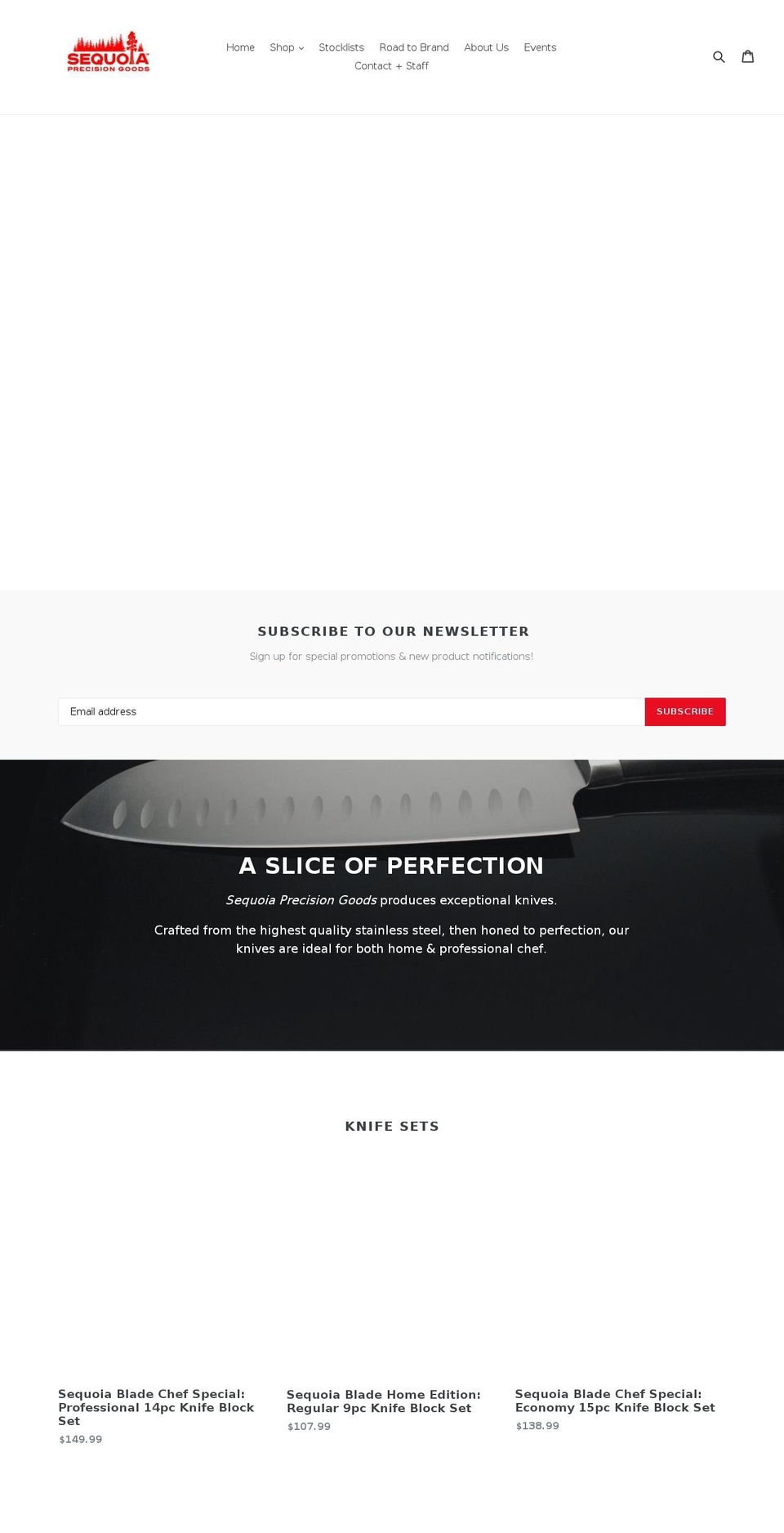 sequoiagoods.com — Shopify storefront screenshot