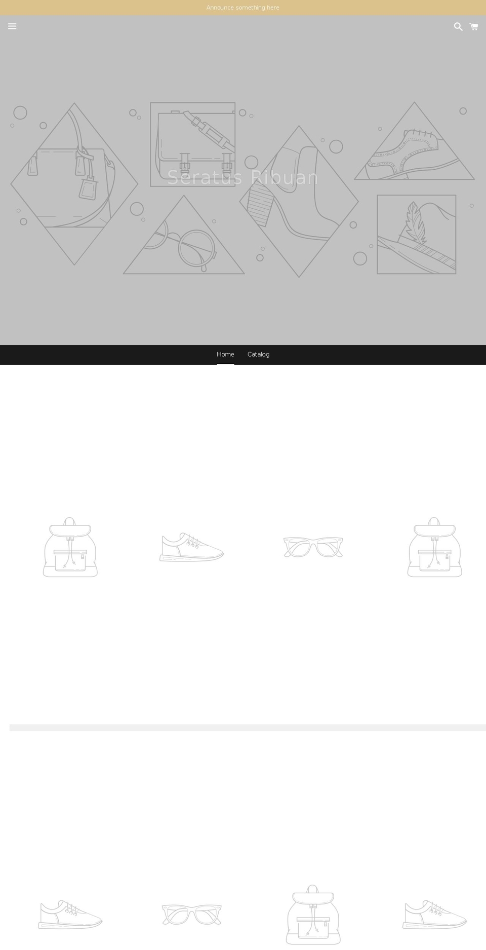 seratusribuan.com — Shopify storefront screenshot