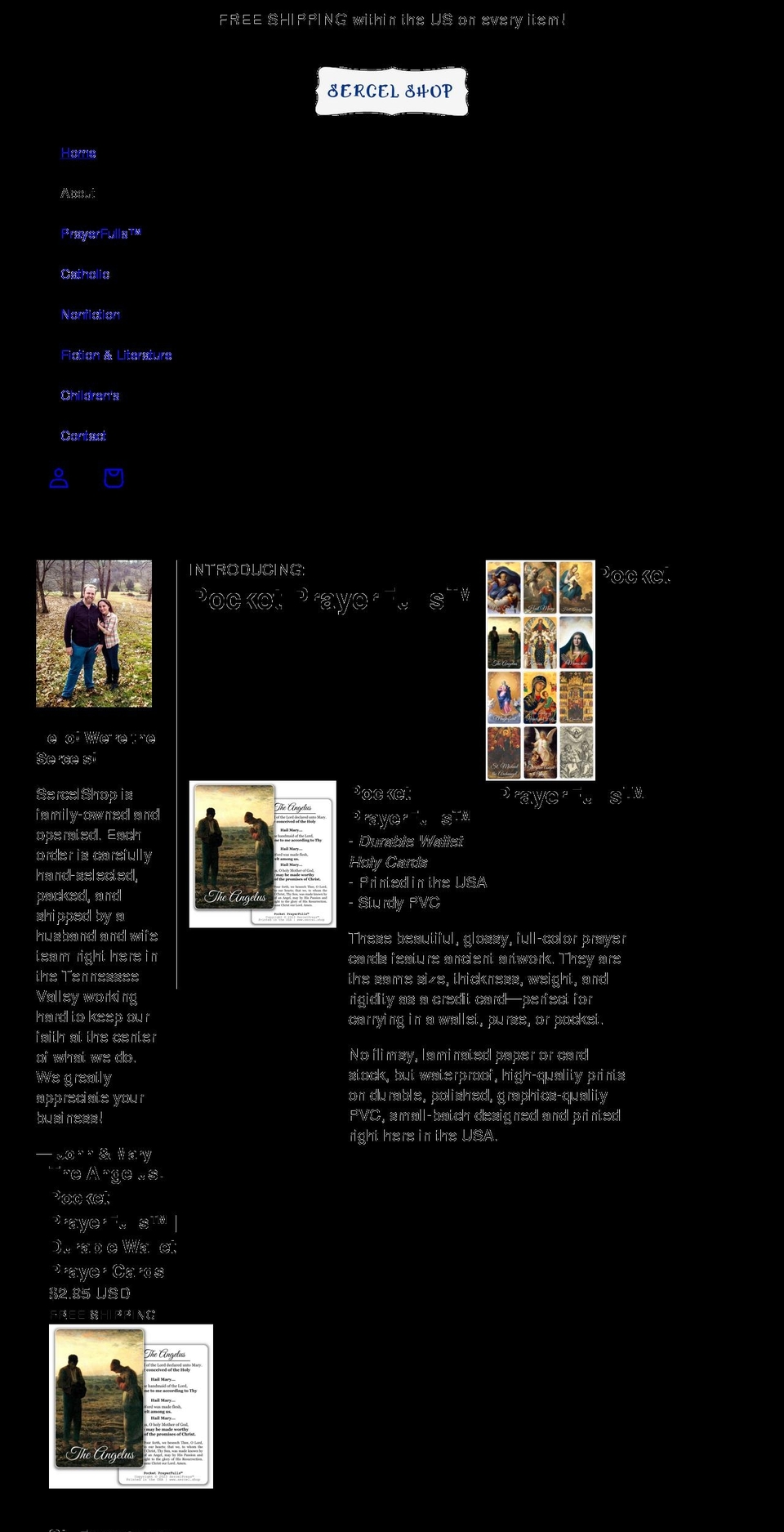 sercel.shop shopify website screenshot