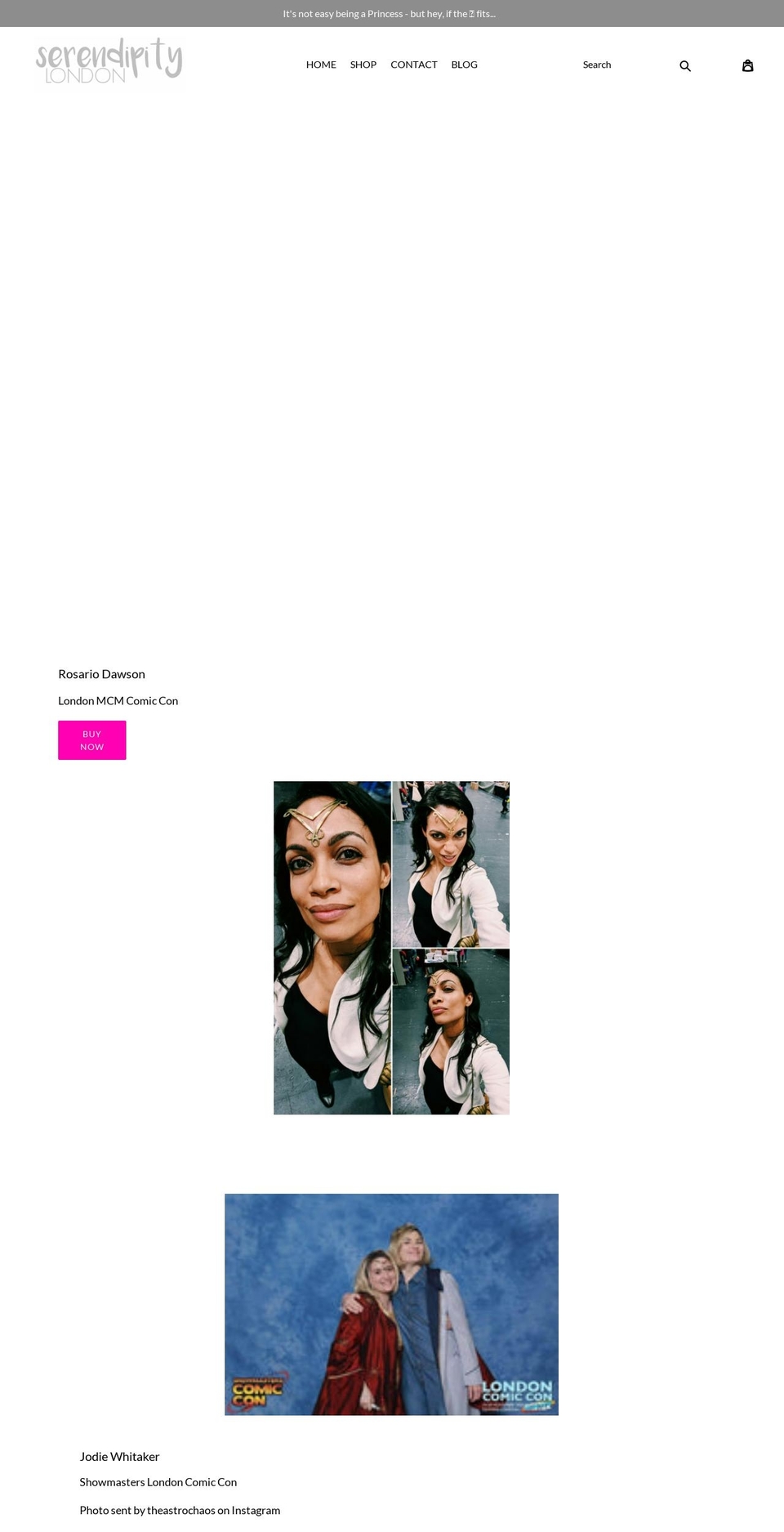 serendipity-london.co.uk shopify website screenshot