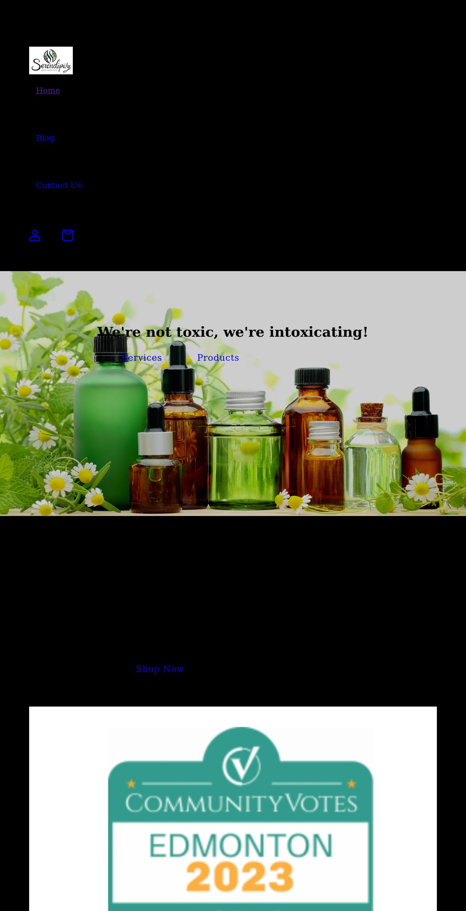 serendipitybp.com shopify website screenshot