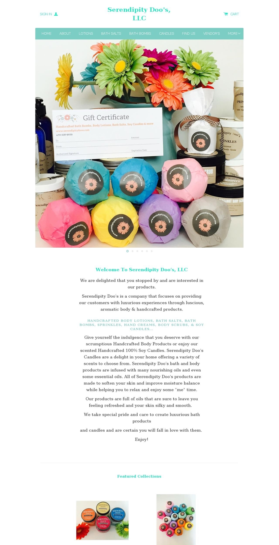 serendipitydoos.com shopify website screenshot