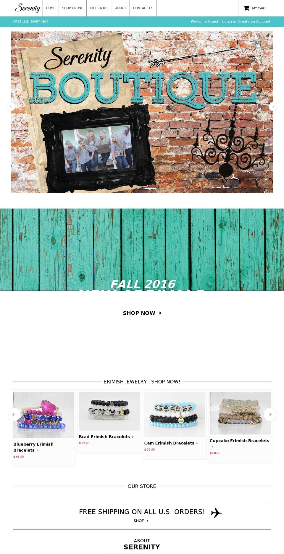 estneque-r4 Shopify theme site example serenityboutiquewf.com