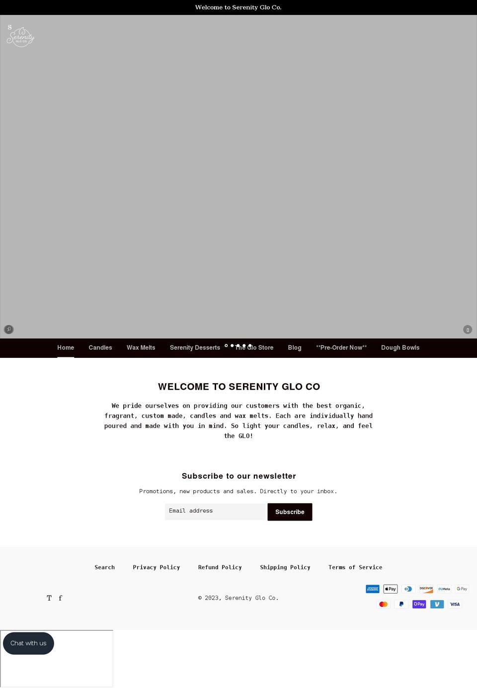 serenitygloco.com shopify website screenshot