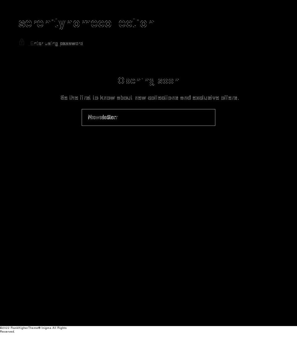 serenityhome.com shopify website screenshot