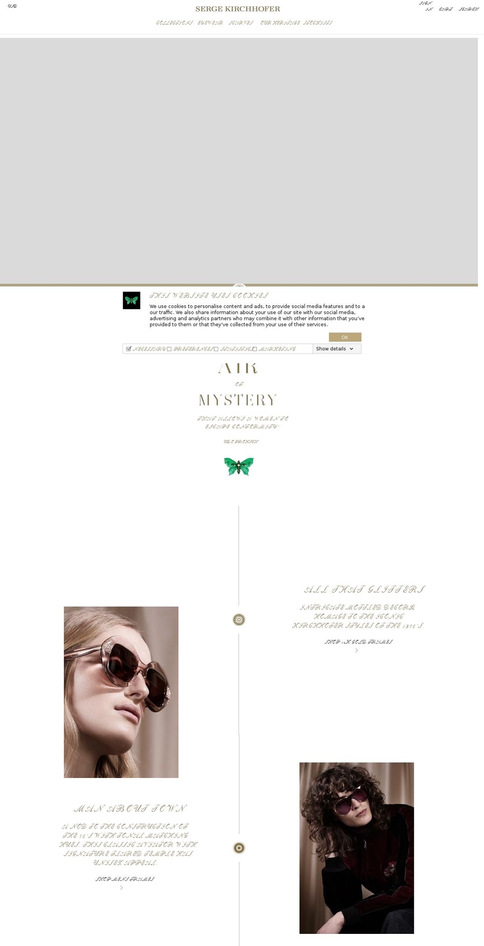 sergekirchhofer.com shopify website screenshot