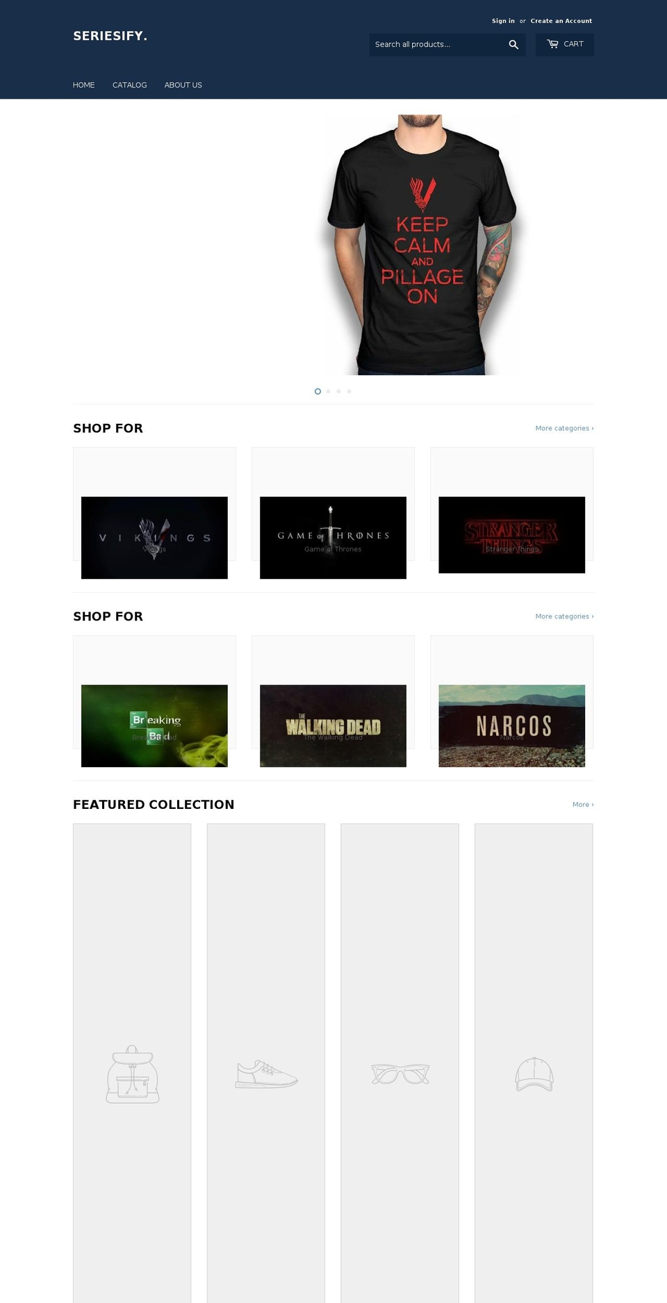 seriesify.com — Shopify storefront screenshot